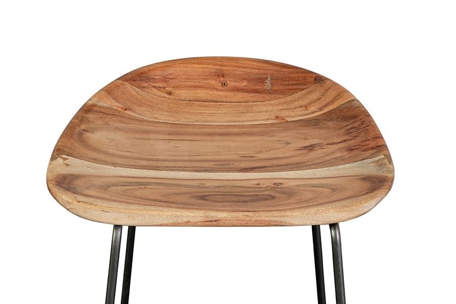 Neri Collection Solid Wood Bar Stool