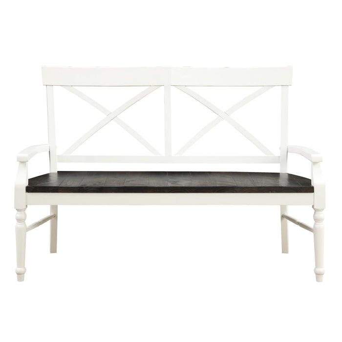 Mountain Retreat Collection X Back Dining Bench