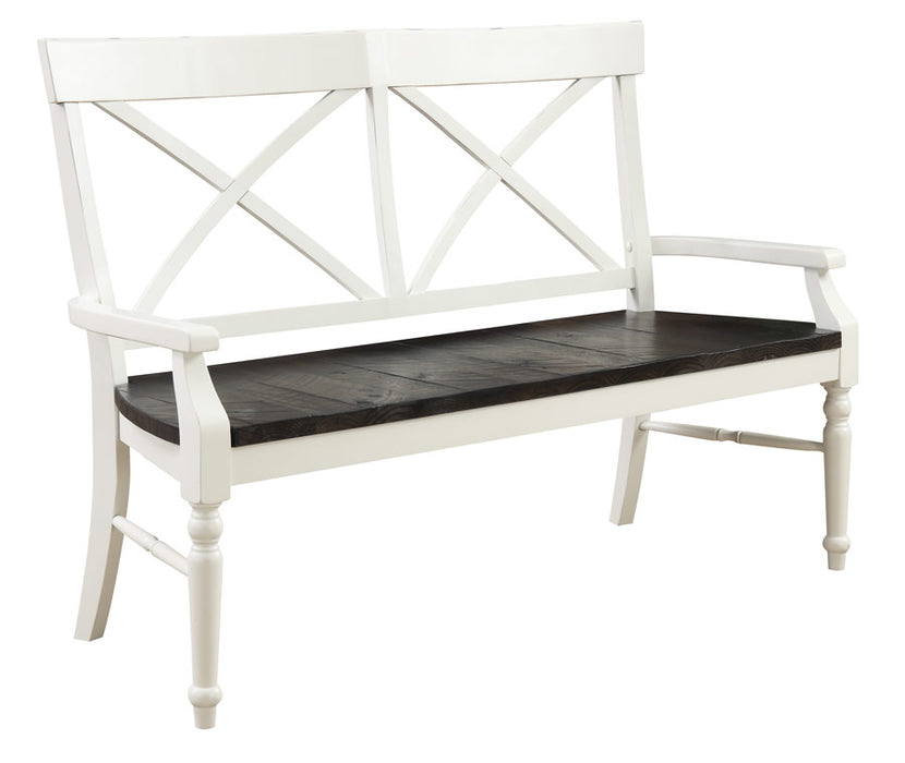 Mountain Retreat Collection X Back Dining Bench