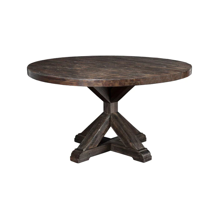 Newberry 54" Round Dining Table - Salvaged Grey