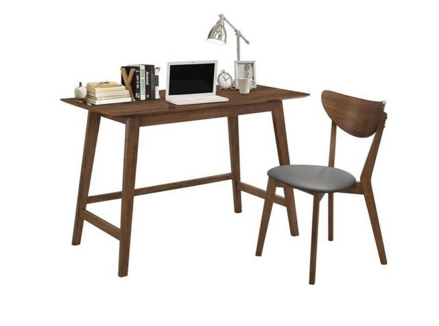 Alfredo Collection Mid Century Modern Desk & Chair Set