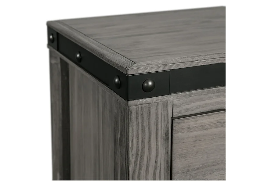 Wade Six Drawer Dresser - Grey