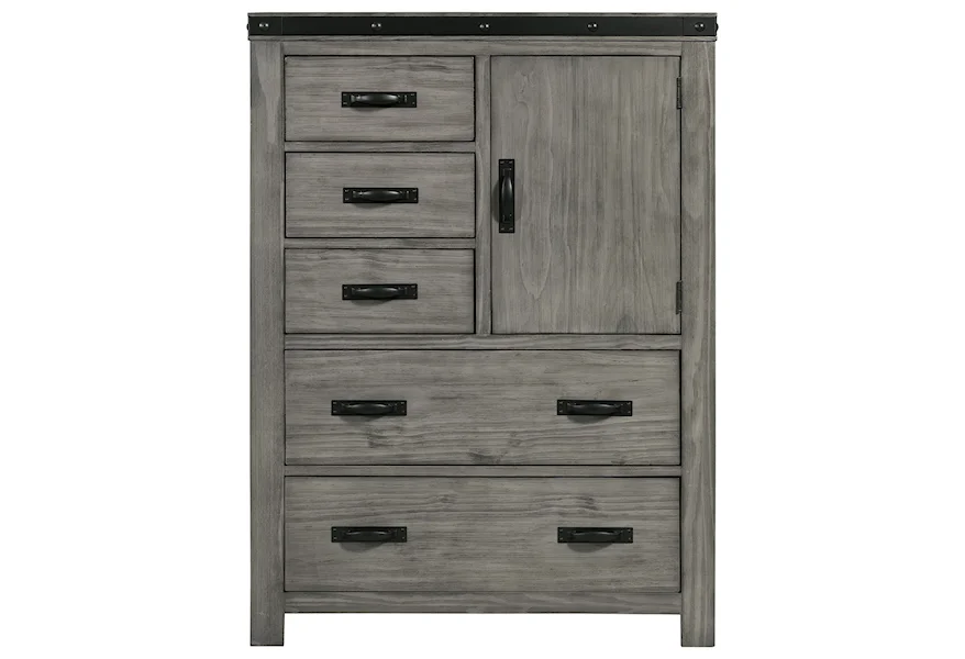 Wade Door Chest - Grey