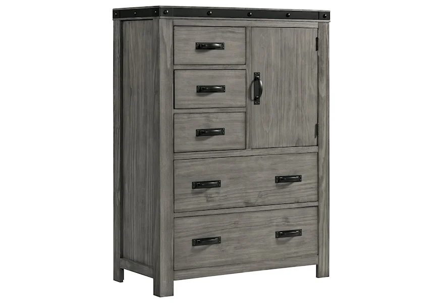 Wade Door Chest - Grey
