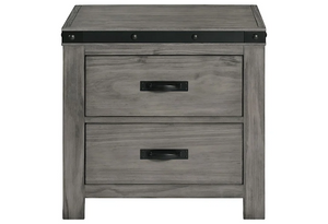 Wade Nightstand - Grey