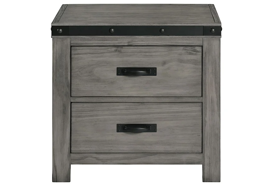Wade Nightstand - Grey