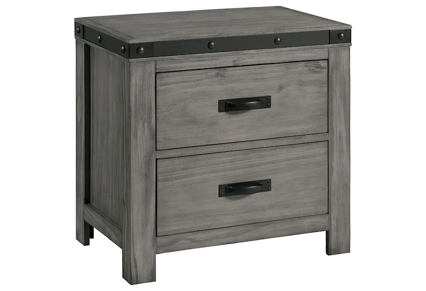 Wade Nightstand - Grey