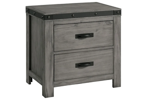 Wade Nightstand - Grey
